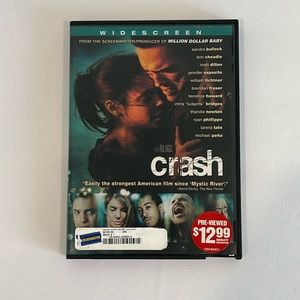 Crash Movie DVD in Blockbuster Previewed Case